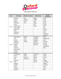 Oxford Discover Word List 4