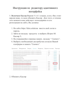 1 Инструкция по редактору адаптивного интерфейса