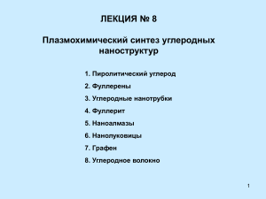 Лекция 7 Углеродные наноматери