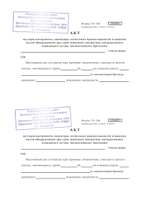 Акт ТУ-156 Слюдянка