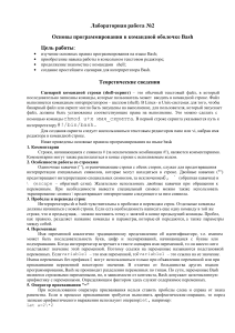 ЛР2 Основы программирования в командной оболочке Bash 22pdf