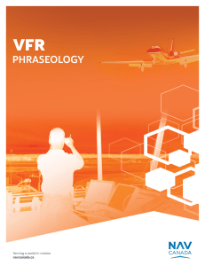 VFR Phraseology