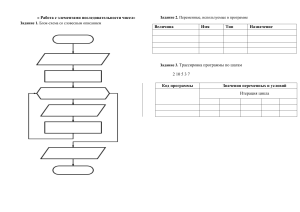 Работа с элементами последовательности чисел