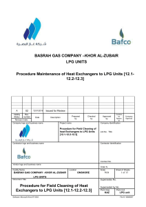 Procedure for Field Cleaning of heat Exc (1)