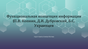 функциональная концепция