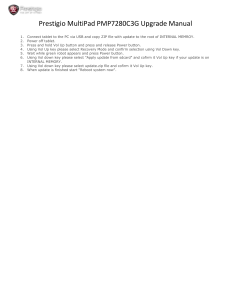 Prestigio MultiPad PMP7280C3G Upgrade Manual via Recovery Menu
