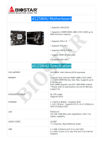 BIOSTAR J4125NHU SPEC