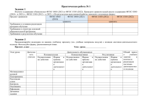 Практическая работа 1