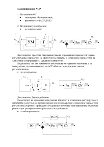 Классификация АСР