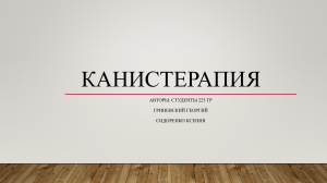 Канистерапия 