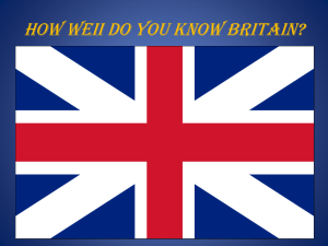 Викторина How weii you know the UK