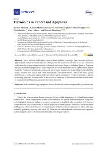 Abotaleb M., Samuel S.M., Varghese E. Flavonoids in cancer and apoptosis